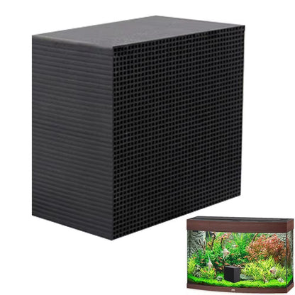 Water Trough Purifier Cube Fish Tank Water Purifier Ultra Strong Filtration and Absorption Activate Carbon Aquarium Water